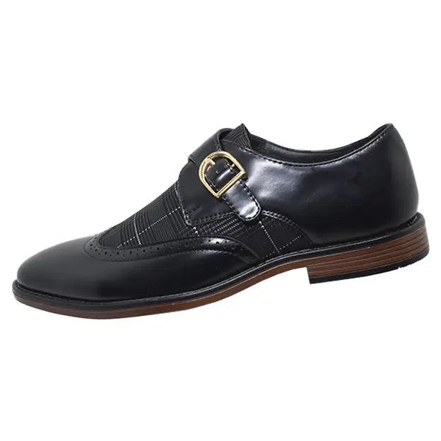 Black Buckle Dress Shoes