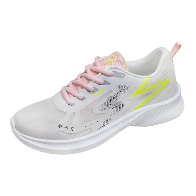 Women’s White & Pink Running Shoes