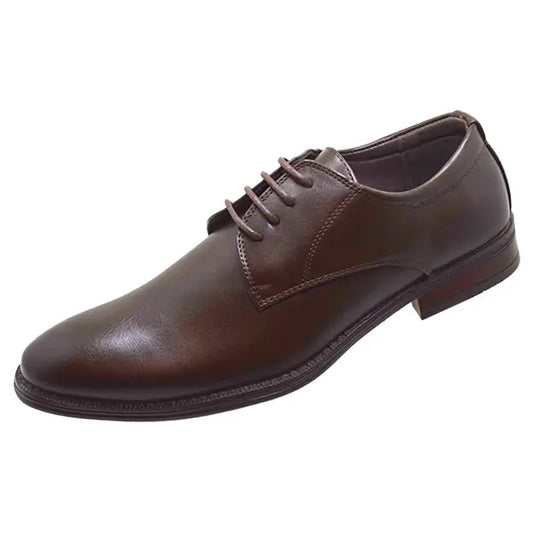 Classic Brown Lace-Up Dress Shoes