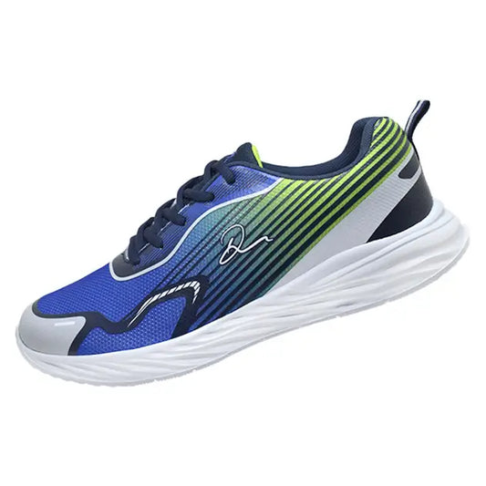 Dynamic Blue & Neon Green Athletic