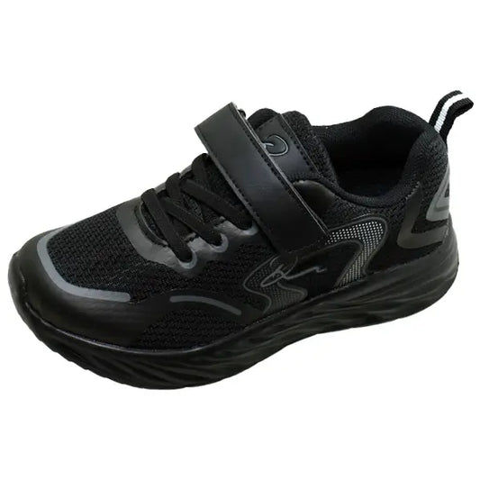 Kids' Black Velcro Sneakers
