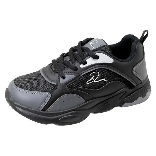 Kids' Black & Gray Athletic Shoes