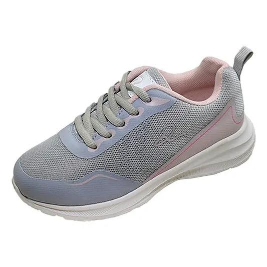 Kids' Gray Mesh Sneakers