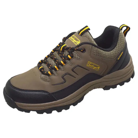 Rugged Brown & Black Hiking Shoes